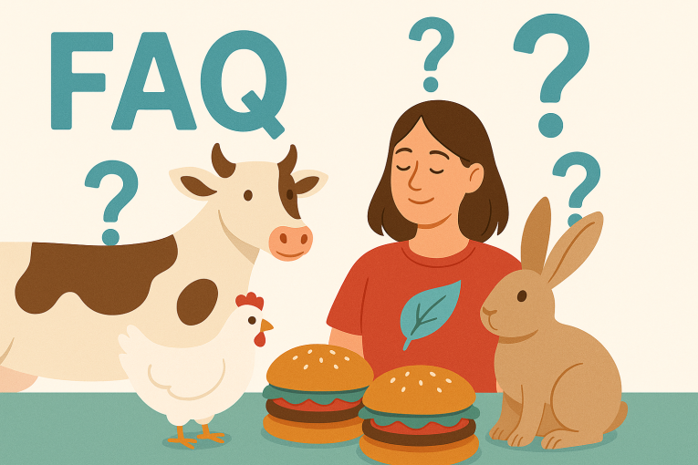 Často kladené otázky o veganství (FAQ)